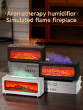 FlameMist™ LED Aromatherapy Diffuser – Fireplace Edition