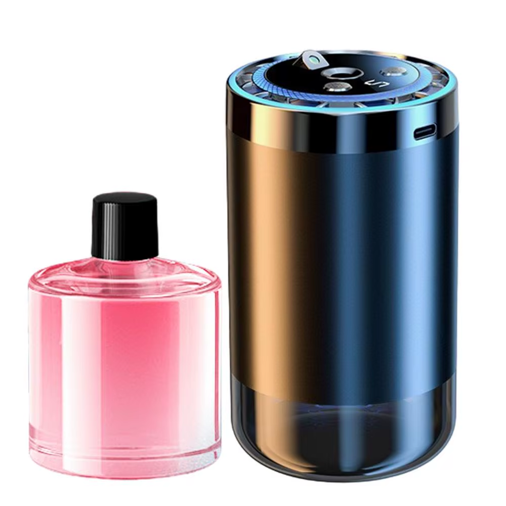 Oil Diffuser for Car Romantic Air Fragrance Diffuser with Starry Sky Projector Dashboard Decoration Accessories Long Lasting - Osmanthus A